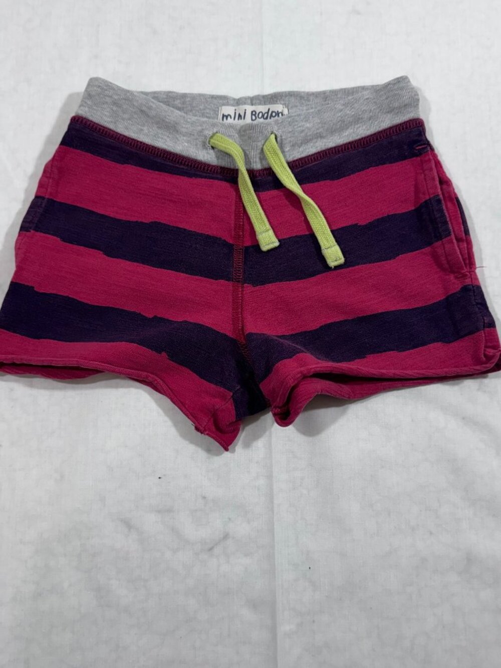 Mini Boden Boys Shorts Size 3 Yrs Red Black Cotton Casual